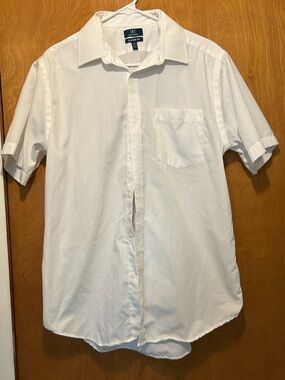 George White Short-Sleeve Button-Down Shirt